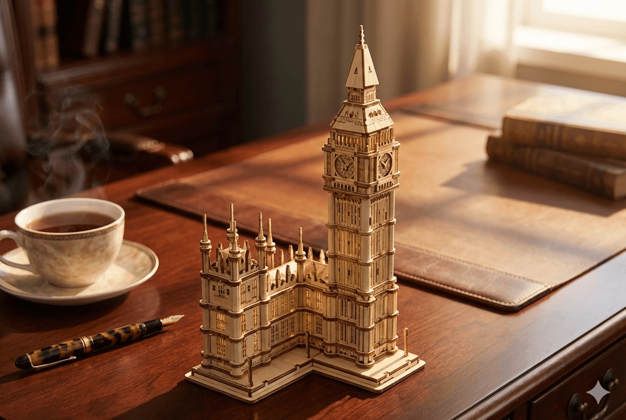 Big Ben "Westminster" - Maquette Architecture Bois & Puzzle 3D